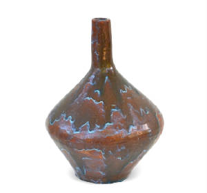 midcenturyhandthrownearthtonesandaquajarformceramicvaseimage1a.jpg